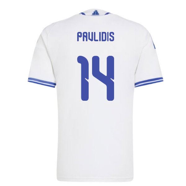 2026-2027 Greece Home Shirt (Pavlidis 14)-SoccerKits Hub | Buy Soccer Jerseys Online